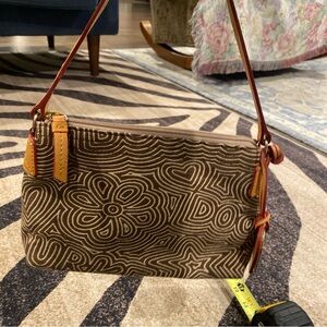 Bag, BD Brown Patterned Y2K Shoulder